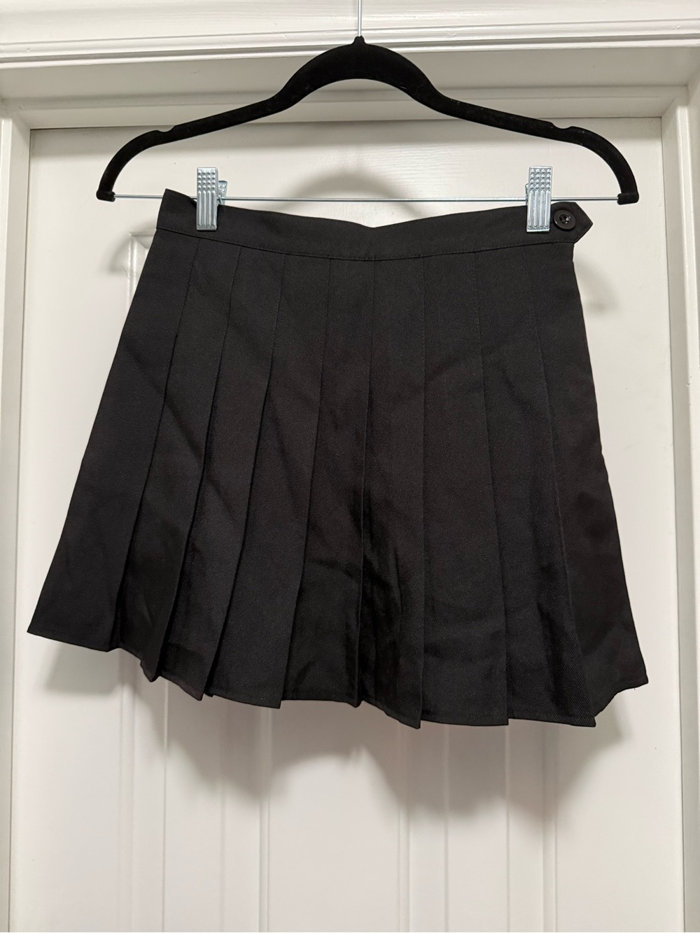 Fashionkist Pleated Mini Skirt in Black Size Small NWT